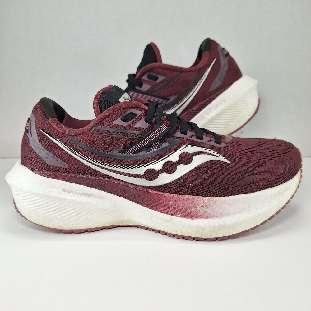 Saucony Triumph 20 Womens 8 Red Sundown Rose S10759-21 Running Shoes Sneakers